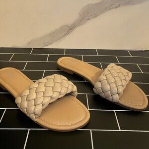 ATHMILE Braided Women's Slide Sandals - Size 11